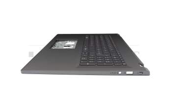 6B.J02N8.023 teclado incl. topcase original Acer DE (alemán) antracita/antracita con retroiluminacion
