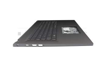 6B.J02N8.023 teclado incl. topcase original Acer DE (alemán) antracita/antracita con retroiluminacion