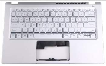 Acer 6B.K7FN2.001 COVER.UPPER.SILVER.W/KB.US-INT.BL