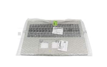6B.KBRN2.014 teclado incl. topcase original Acer DE (alemán) negro/canaso con retroiluminacion