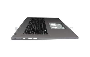 6B.KDKN8.020 teclado incl. topcase original Acer DE (alemán) negro/canaso