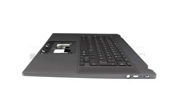 6B.KNSN2.011 teclado incl. topcase original Acer DE (alemán) antracita/antracita