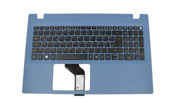 6B.MVTN7.010 teclado incl. topcase original Acer DE (alemán) negro/azul