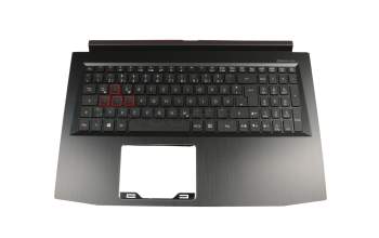 6B.Q28N2.011 teclado incl. topcase original Acer DE (alemán) negro/negro con retroiluminacion