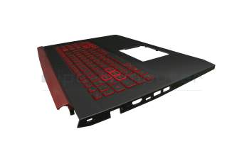 6B.Q5EN2.012 teclado incl. topcase original Acer DE (alemán) negro/negro con retroiluminacion (GTX 1050/1650)