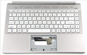 Acer 6B.QBJN2.001 COVER.UPPER.SILVER.W/KB.US-INT.BL