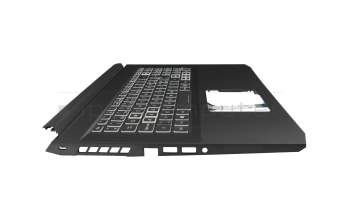 6B.QCHN2.015 teclado incl. topcase original Acer CH (suiza) negro/negro con retroiluminacion