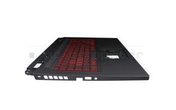 6B.QG1N2.014 teclado incl. topcase original Acer DE (alemán) negro/negro con retroiluminacion