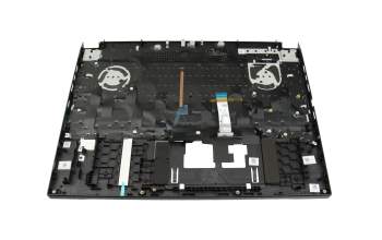 6B.QP1N2.014 teclado incl. topcase original Acer DE (alemán) negro/negro con retroiluminacion