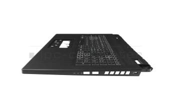 6B.QP9N7.026 teclado incl. topcase original Acer CH (suiza) negro/transparente/negro con retroiluminacion