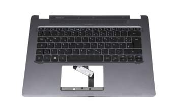 6B.VP4N8.020 teclado incl. topcase original Acer DE (alemán) negro/canaso con retroiluminacion