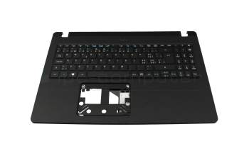6B.VPRN7.026 teclado incl. topcase original Acer CH (suiza) negro/negro