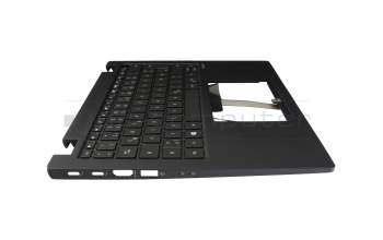 6B.VSYN7.011 teclado incl. topcase original Acer DE (alemán) negro/negro con retroiluminacion