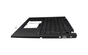 6B.VT5N7.011 teclado incl. topcase original Acer DE (alemán) negro/negro con retroiluminacion
