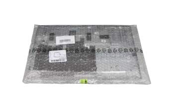 6BA5GN2014 teclado incl. topcase original Acer DE (alemán) negro/plateado con retroiluminacion