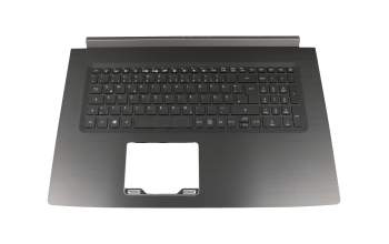 6BGXDN2012 teclado incl. topcase original Acer DE (alemán) negro/negro con retroiluminacion