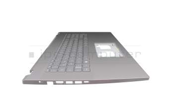 6BK66N2014 teclado incl. topcase original Acer DE (alemán) gris/canaso con retroiluminacion