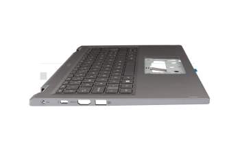 6BKHKN7025 teclado incl. topcase original Acer CH (suiza) gris/canaso con retroiluminacion