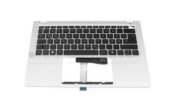 6BKWMN8020 teclado incl. topcase original Acer DE (alemán) negro/plateado