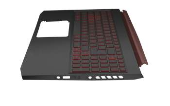 6BQ5AN2012 teclado incl. topcase original Acer DE (alemán) negro/negro/rosé con retroiluminacion