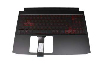 6BQ5HN2012 teclado incl. topcase original Acer DE (alemán) negro/negro con retroiluminacion