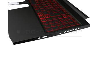 6BQ5HN2012 teclado incl. topcase original Acer DE (alemán) negro/negro con retroiluminacion