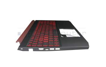 6BQ5XN2012 teclado incl. topcase original Acer DE (alemán) negro/negro/rosé con retroiluminacion