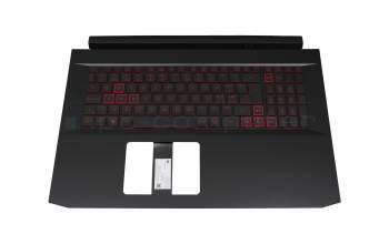 6BQ84N2047 teclado incl. topcase original Acer CH (suiza) negro/rojo/negro con retroiluminacion GTX1650