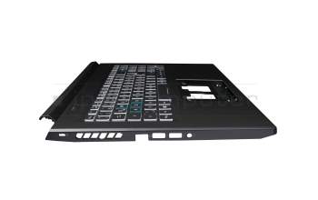 6BQB6N2014 teclado incl. topcase original Acer DE (alemán) negro/negro con retroiluminacion