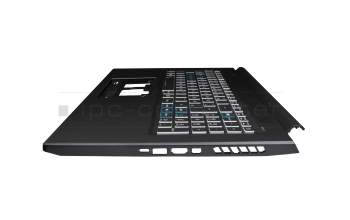 6BQB6N2014 teclado incl. topcase original Acer DE (alemán) negro/negro con retroiluminacion