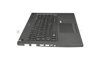 6BVDKN5017 teclado incl. topcase original Acer DE (alemán) negro/negro con retroiluminacion