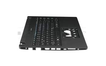 6BVRDN70113 teclado incl. topcase original Acer DE (alemán) negro/negro con retroiluminacion
