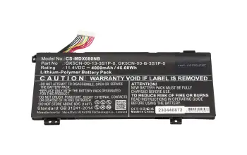 IPC-Computer batería compatible para Medion 40068691 con 45,6Wh
