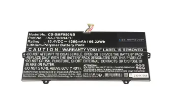 IPC-Computer batería compatible para Samsung BA43-00393A con 66Wh