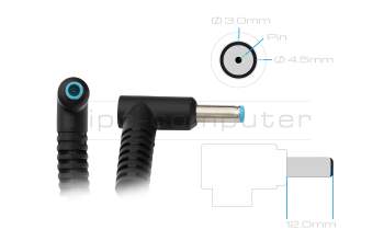 709985-001 cargador original HP 65 vatios angular