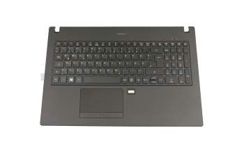 70N10T1T1140 teclado incl. topcase original Acer DE (alemán) negro/negro con retroiluminacion