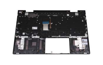 71NII332013 teclado incl. topcase original HP DE (alemán) negro/negro con retroiluminacion (Nightfall Black)