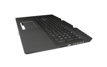74NHY132209 teclado incl. topcase original HP DE (alemán) negro/negro con retroiluminacion