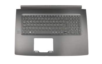 76H0110183 teclado incl. topcase original Acer DE (alemán) negro/negro con retroiluminacion (GTX 1060)
