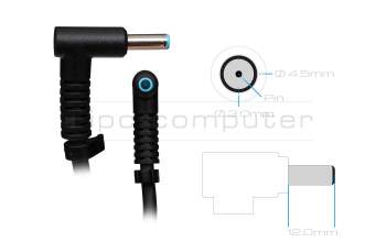 776620-001 cargador original HP 150 vatios redondeado