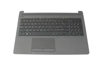 7H2230 teclado incl. topcase original HP FR (francés) negro/negro