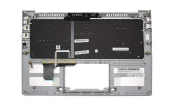 821-00137-00A teclado incl. topcase original Asus US (Inglés) negro/plateado con retroiluminacion