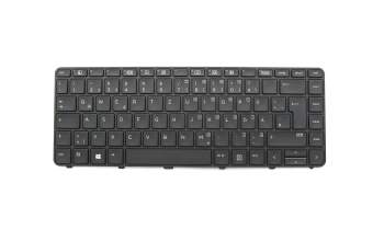 826367-041 teclado original HP DE (alemán) negro/negro/mate