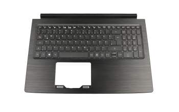 842002D7KC01 teclado incl. topcase original Acer DE (alemán) negro/negro