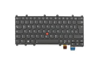 869001V teclado original Lenovo DE (alemán) negro/negro con retroiluminacion y mouse-stick