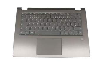 8AR00C1 teclado incl. topcase original Lenovo DE (alemán) gris/canaso