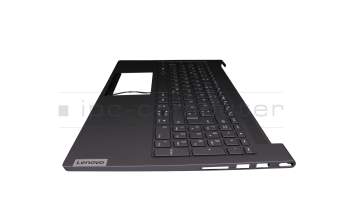 8SSN20W86120 teclado incl. topcase original Lenovo DE (alemán) negro/canaso con retroiluminacion