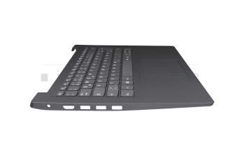 8SSTT60V07208 teclado incl. topcase original Lenovo DE (alemán) gris/canaso