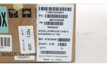 Lenovo CABLE ZIWB2LCDCableW/CameraCableDISNT para Lenovo B41-30 (80LF)