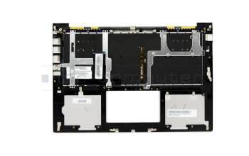90NB0511-R31GE0 teclado incl. topcase original Asus DE (alemán) negro/plateado con retroiluminacion
